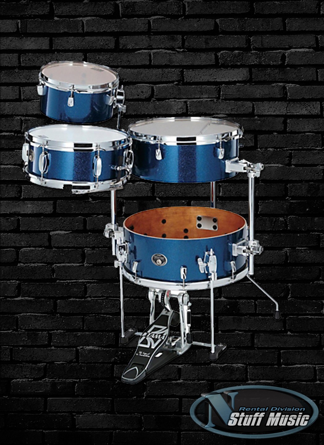 Tama Silverstar 4-Piece Cocktail-Jam Kit - Rental | Nstuffmusic.com